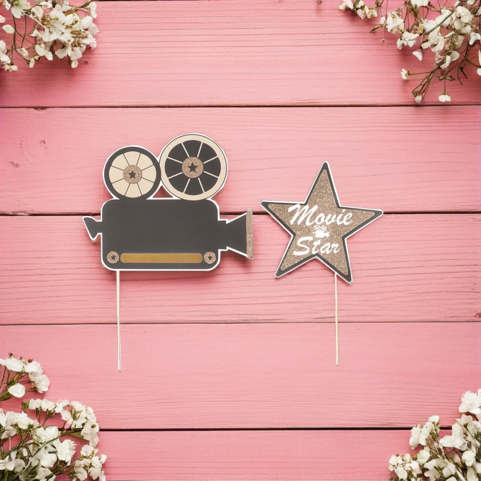 21 قطعة موضوع الفيلم صور الدعائم حفلة عيد ميلاد الزفاف الديكور البطاقات التصوير الملحقات للوسائط الاجتماعية #3