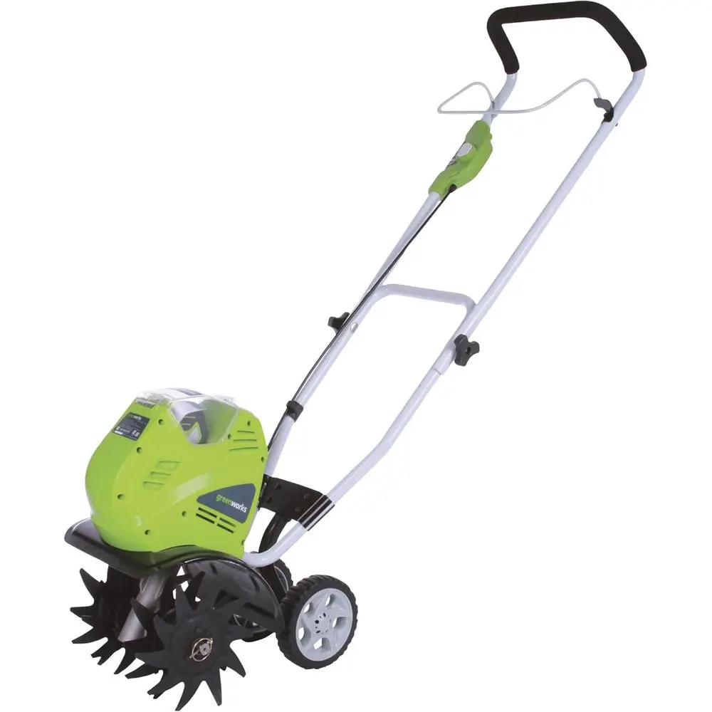 

40-Volt 10-Inch Cordless Tiller with 4.0Ah Battery, Green