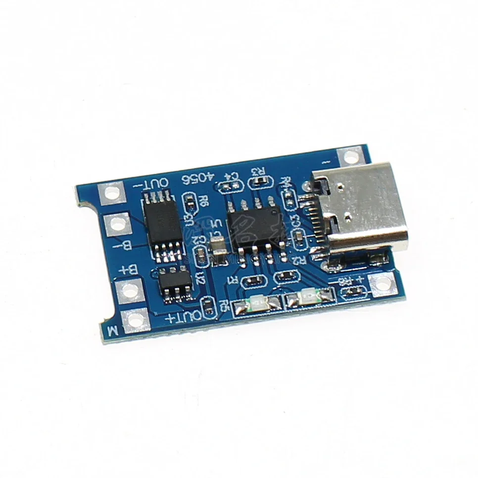 TP4056 1A lithium battery charging board module TYPE-C USB interface charging protection combo