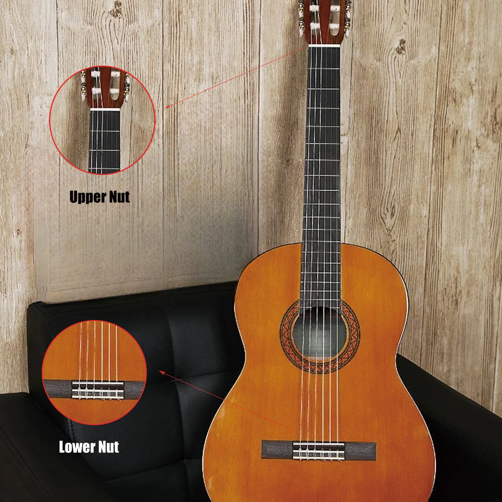 미와이어 블랭크 버팔로 뼈 기타 너트 & 새들, 1쌍/ - Diy Guitar Electronics 리뷰 및 가격