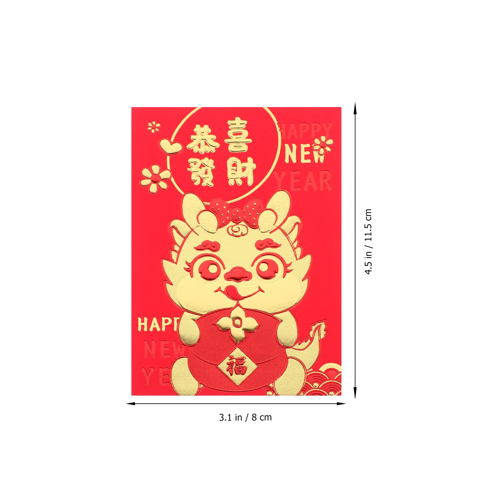 

30Pcs Chinese New Year Red Envelopes Year of Holders Creative Decorative Red Packets Spring Festival Money Bags