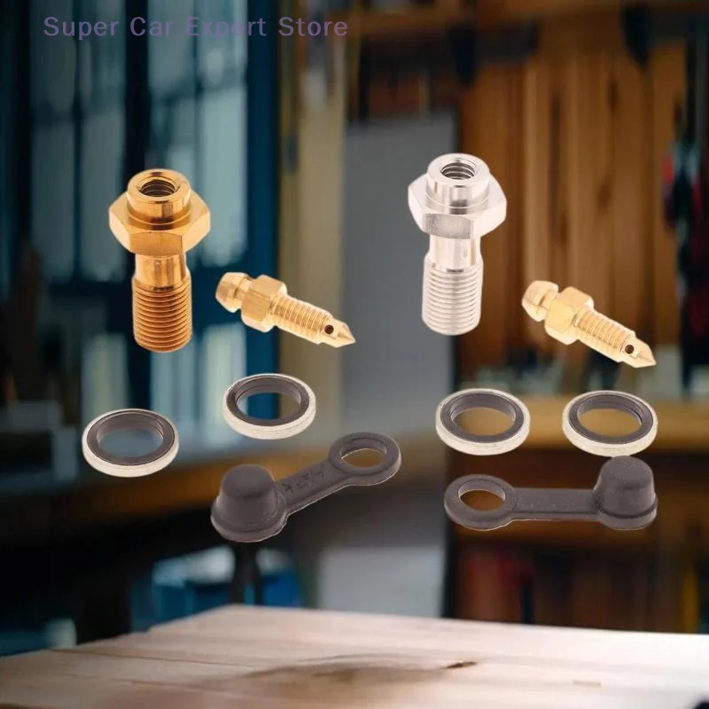 العالمي M10x1.25mm M10x1.0mm البانجو بولت لأنظمة فرامل الدراجات النارية