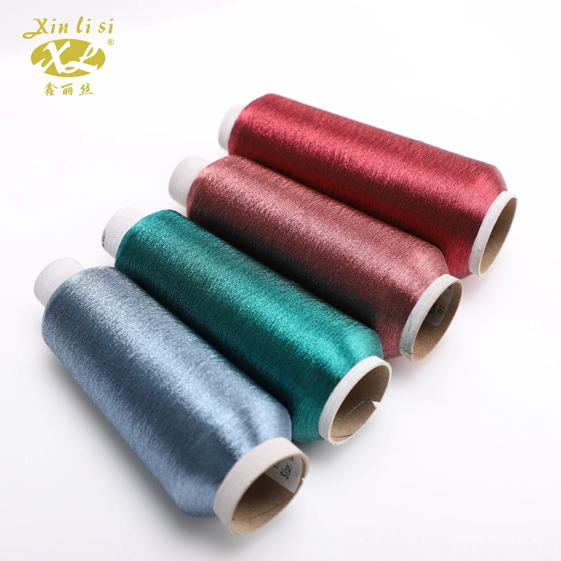 Embroidery Thread 150D color sesame L-shaped gold and silver wire metal wire computer embroidery thread cross stitch