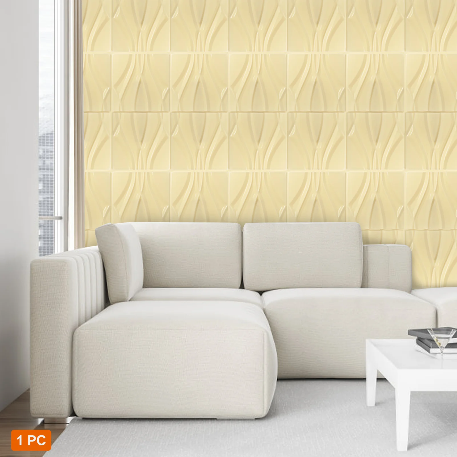 3D Seamless Wall Panel Mold for Decorative Walls