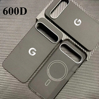 600D Real Aramid Kevlar Carbon Fiber Phone Case For Magsafe Google Pixel 10 9 Pro XL Ultra-thin Wireless Charging Protect Cover