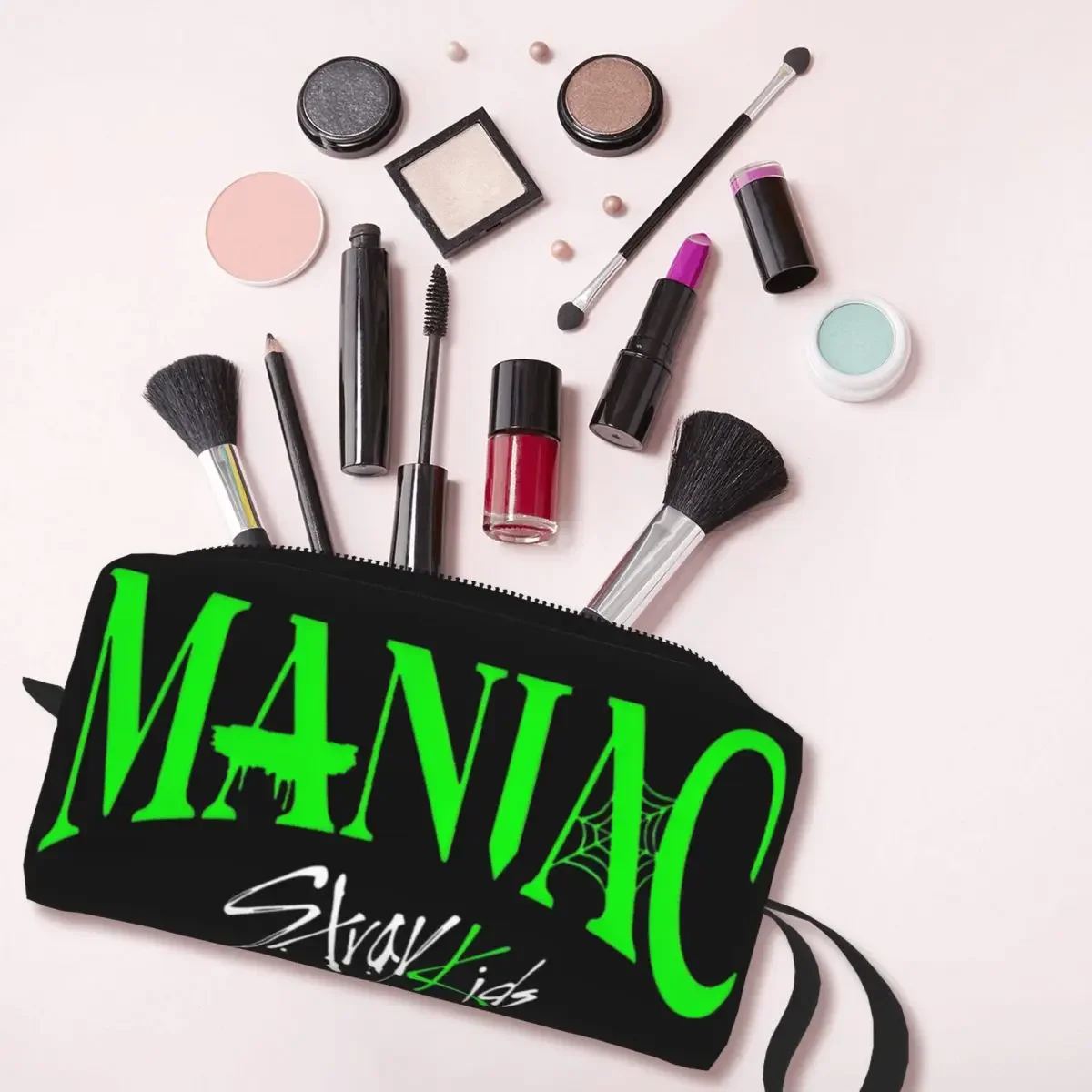 Maniac 2nd Strayed Kids Makeup Bag Travel Cosmetic Bag Men Women Toiletry Bags Storage Pouch Bag