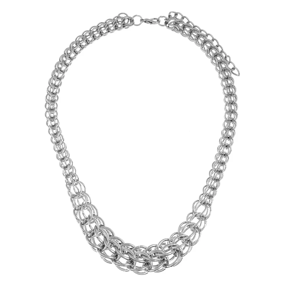 

1Pcs Short Chunky Chain Necklace Stainless Steel Clavicle Chain Pendant Elegant Fashion Jewelry Punk Hip Hop Women Stylish Gift