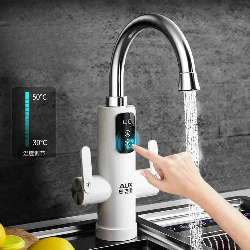 Home kitchen dual-purpose (hot and cold) electric faucet - New instant fast heating water heater