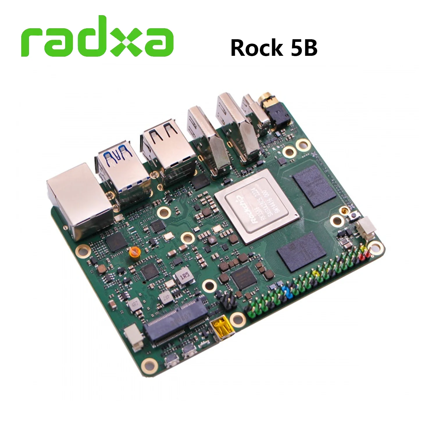 Imagem -03 - Radxa Rocha Conselho de Desenvolvimento Rk3588 Quad Core A76 Quad Core A55 8k Único Computador Board