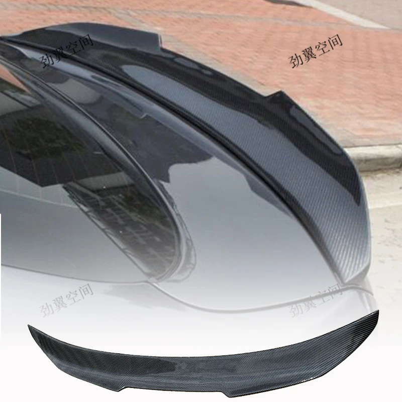 Suitable for BMW 4 Series 2-door G22 modify PSM Style Carbon fiber Rear Spoiler Trunk wing   unpaintedcarbonSpoiler