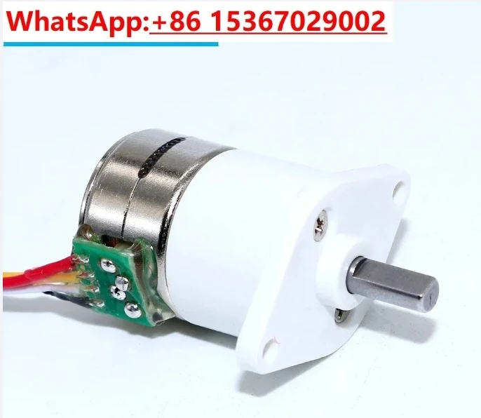 

Micro speed reduction brushless stepper motor 2-phase 4-wire all metal gear 5V 12V small motor