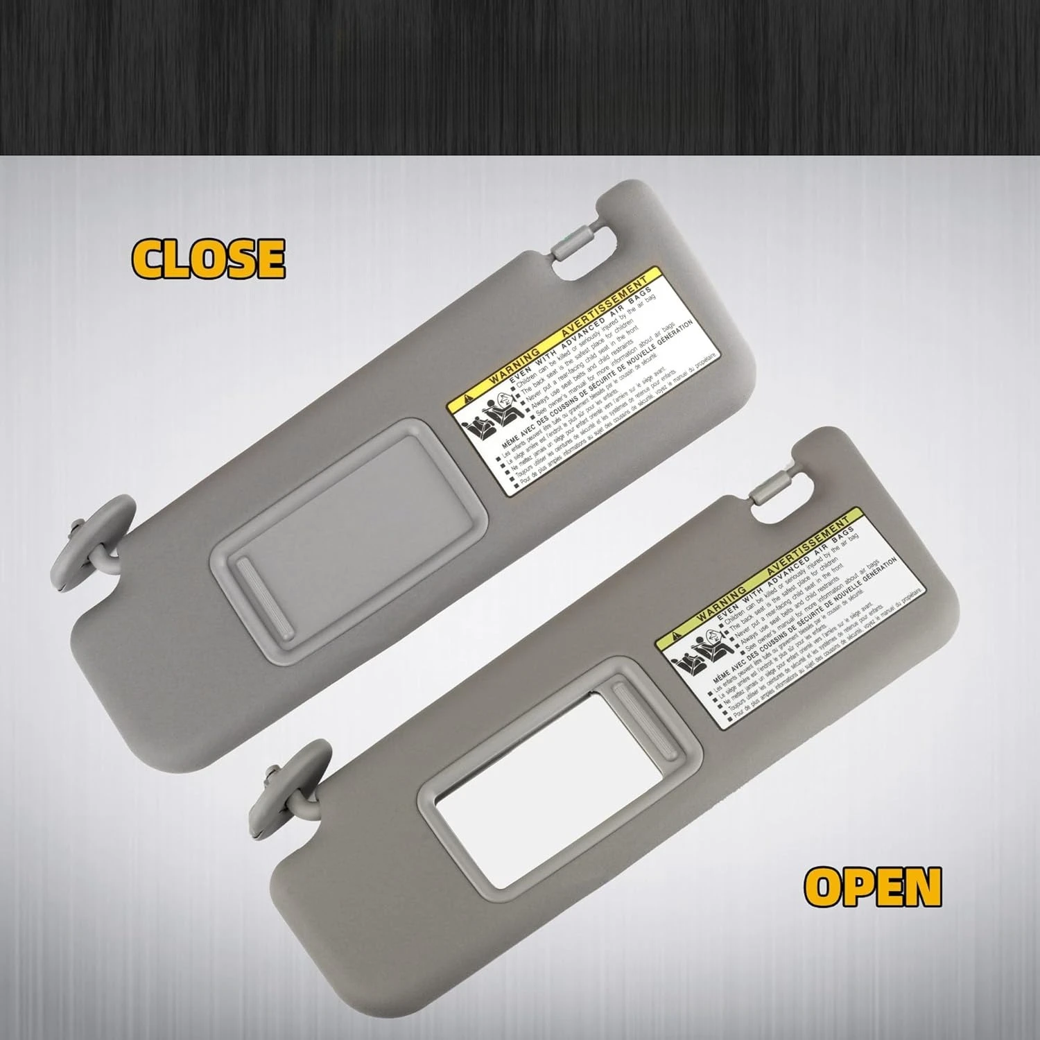 

Car Left & Right Side Sunvisor For Toyota Tacoma 2005 2006 2007 2008 2009 2010 2011 2012 2013 2014 2015 Front Sun Visor Panel