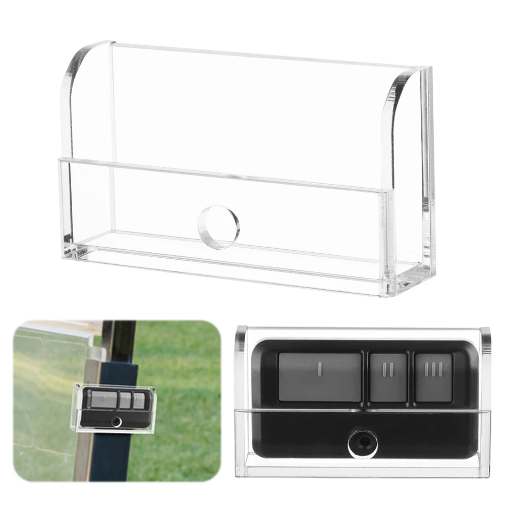 

For Liftmaster Remote Control Fixed Bracket Wear Resist Acrylic RC Storage Holder Garage Door Storage Rack Garage Accessories