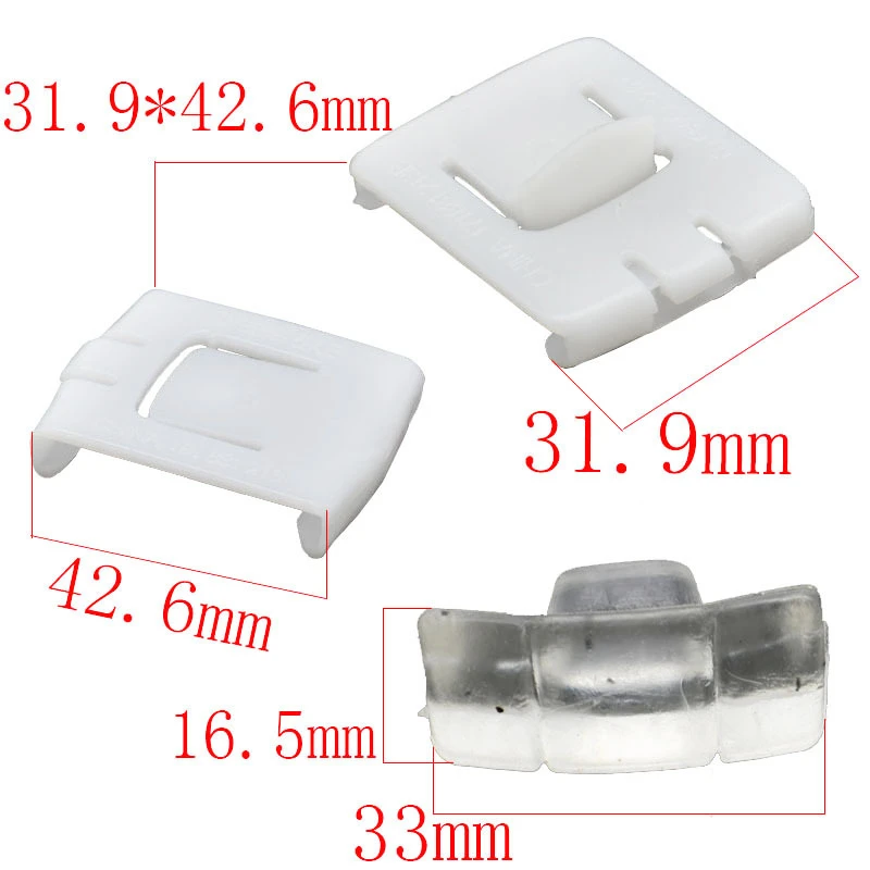 Car Front Seat Rail Runner Centre Slider Guide 435881203A C10 For GOLF MK1 MK2 MK3 CORRADO SCIROCCO Plastic