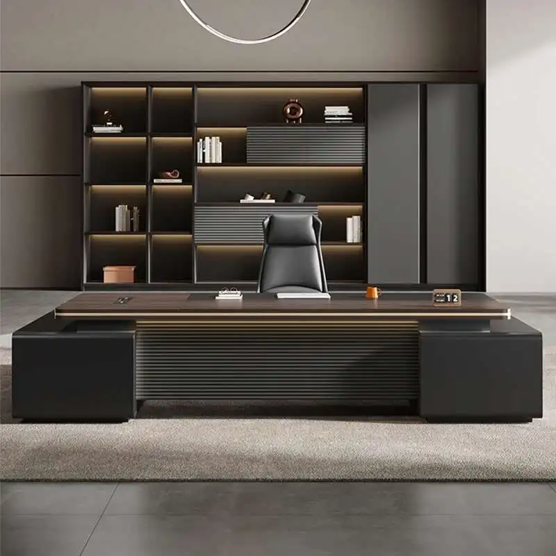 

Standing Executive Computer Desks L Shaped Quality European Secretary Office Desk Organizer High End Schreibtisch Desk Furniture