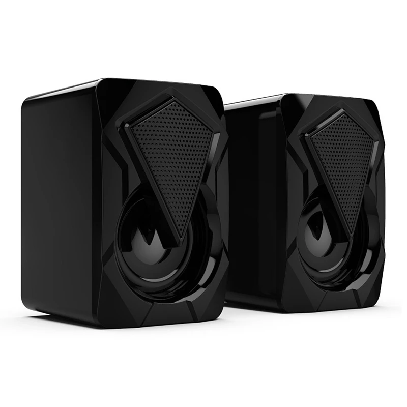 Altoparlanti per Computer X2 con Subwoofer per PC Computer Desktop Laptop illuminazione a LED sistema Home Theater cassa audio cablata USB