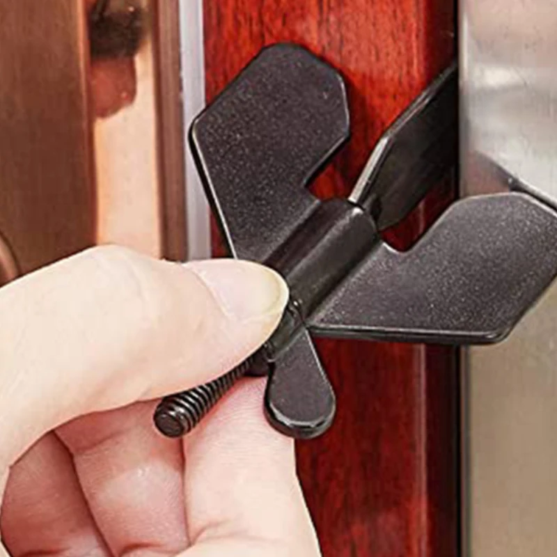 Portable Hotel Door Lock Live Alone Self-Defense Door Stop Travel Anti-Theft Door Stopper Childproof Door Lock Safety Home Latch