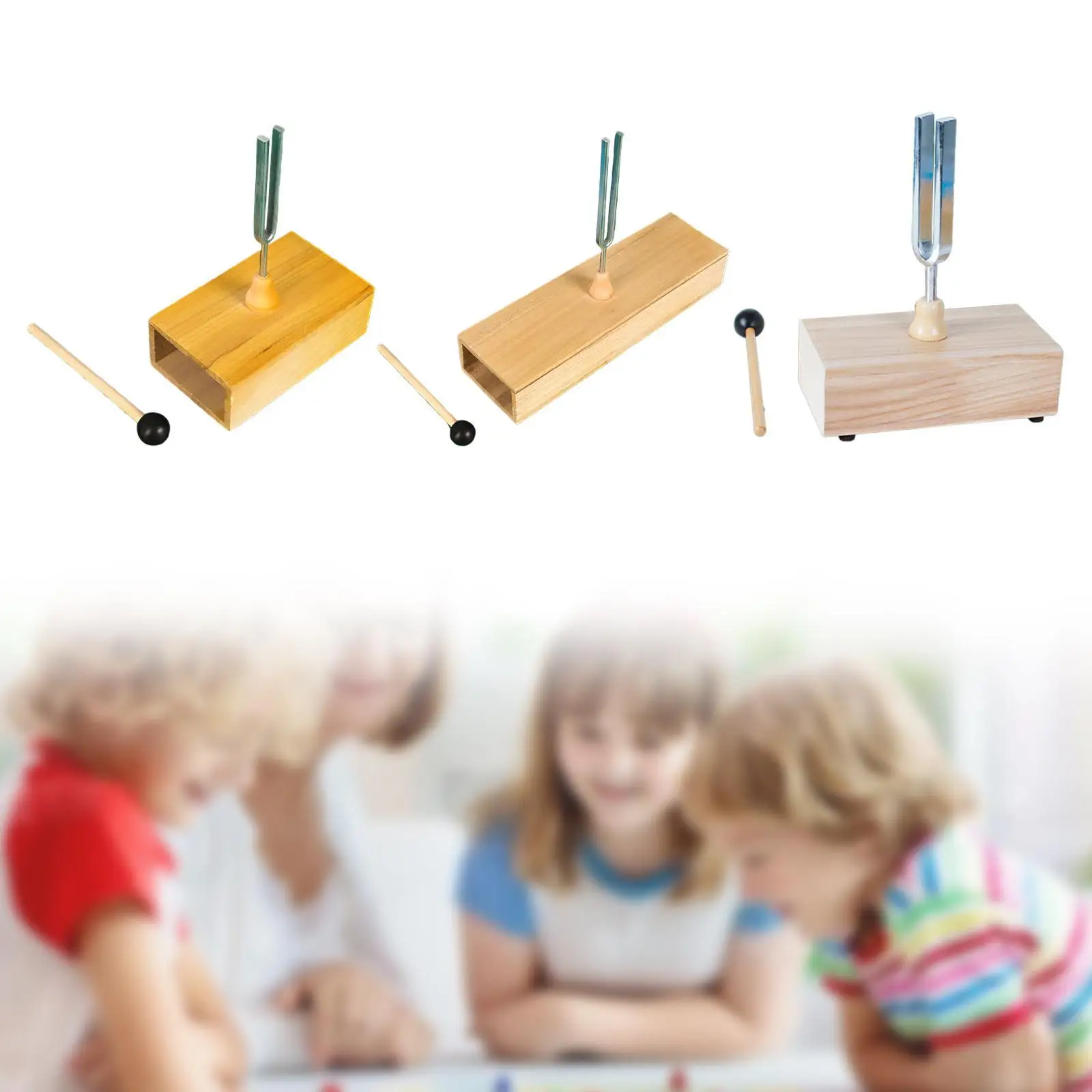 Tuning Fork Metal Experimental Instrument for Physics Teaching Middle School