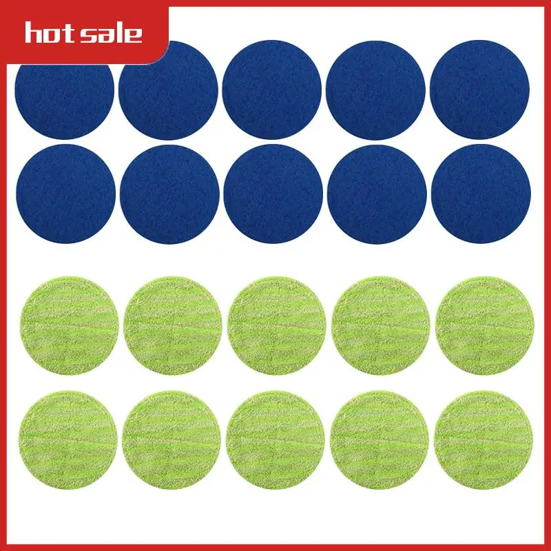 

20Pcs Replacement Spare Parts Parts Pad For Cordless Electric Mop Sweeper Wireless Electric Mop Replacement Scrubber Pad