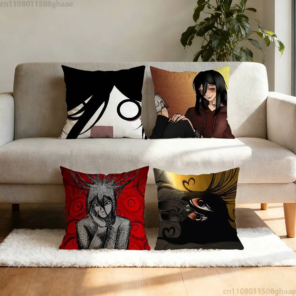 Khol Y-You Make This House a Home Pillow Case Square Double-Sided Printing Short Plush Sofa Cushion Cover Bedroom Bedside Pillow