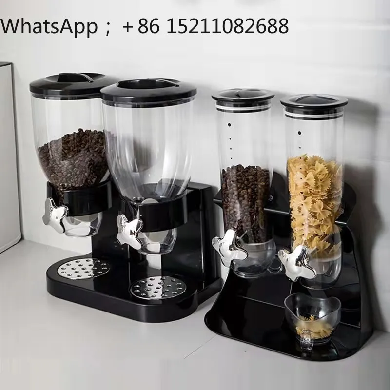 LLY hotel self-service cereal machine, oat grain dispenser, grain candy storage tank, kitchen storage box, commercial