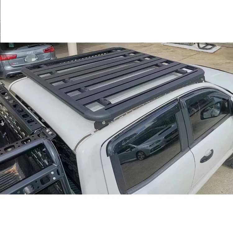 

135x125cm Size Universal Aluminum Alloy Car Roof Rack with Black Roof Platform Car Roof Mount Cargo Rack