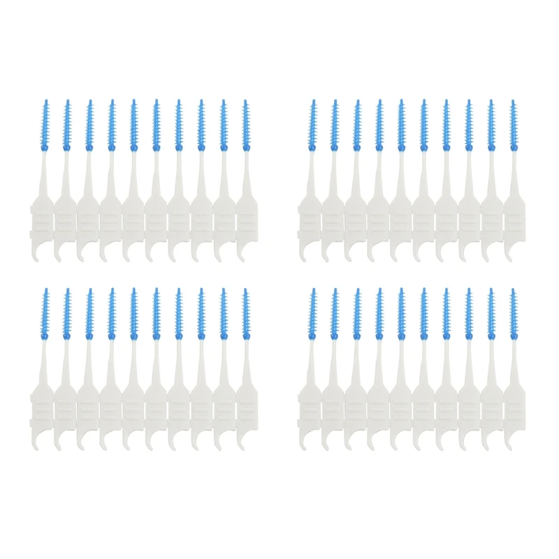 

160Pcs Teeth Toothpicks Floss Picks Interdental Brush Stick Tooth Clean