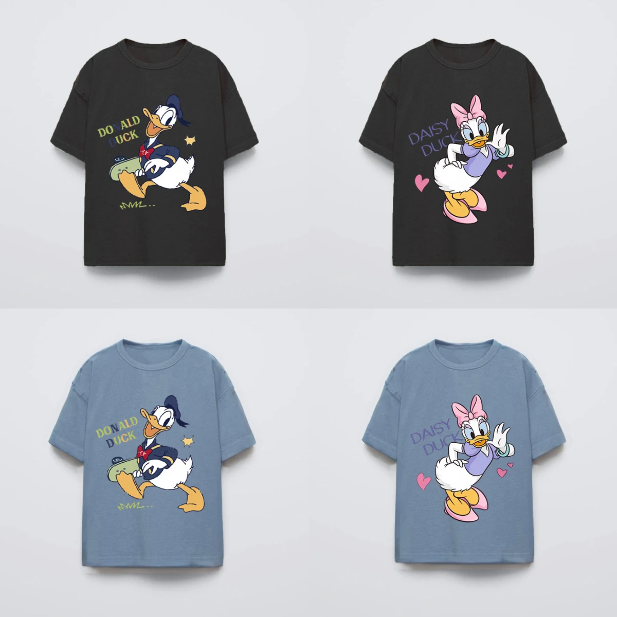 

Детская новая одежда Disney, летняя мода, спортивный костюм, хлопковая детская одежда с круглым вырезом и короткими рукавами, тонкая футболка с капюшоном, повседневная одежда