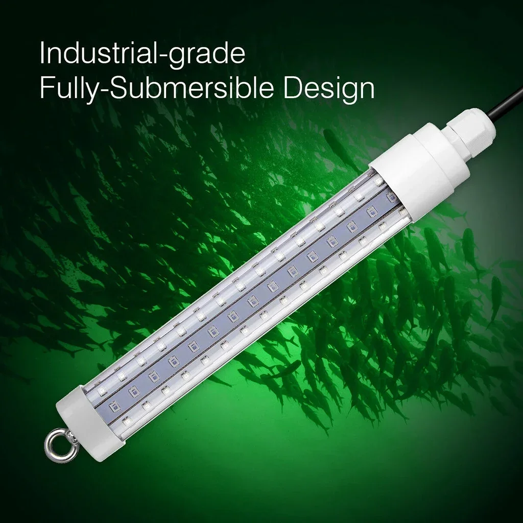 12V Fishing Light 126 2835SMD LED Underwater Submersible Fishing Light IP68 Lures Finder Lamp Attracts Prawns Squid Krill Light