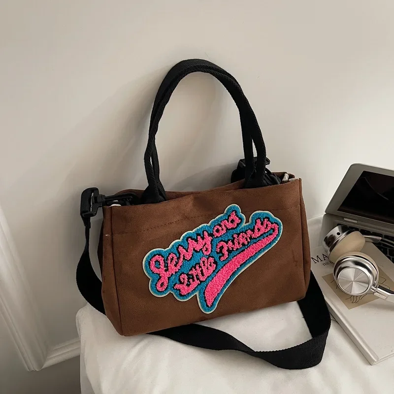 

2026 Winter New Women's Hot-selling Suede Handbag Fashion Designer Large-capacity Versatile Shoulder Messenger Bag