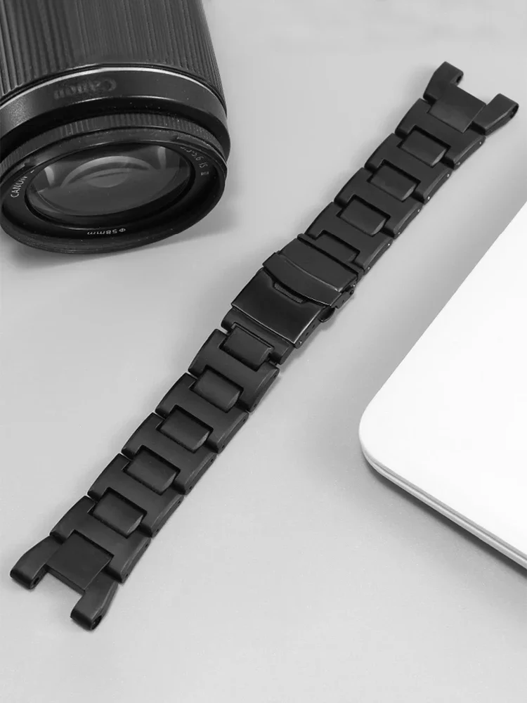 

Plastic steel watch strap suitable for Casio Steel Heart series GST-B100/1110/W300/410 steel strap men