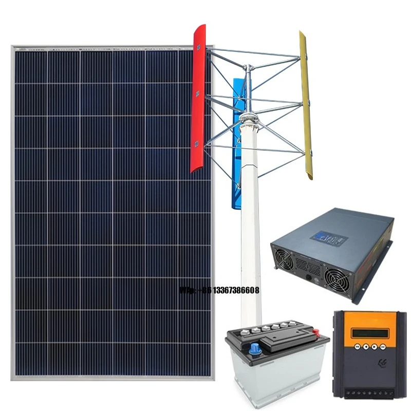 Wind and solar hybrid systems Vertical wind turbines Complete wind and solar power systems