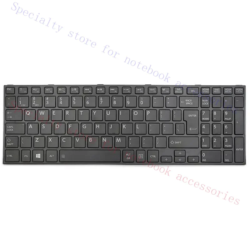 New Laptop Keyboard for Toshiba Satellite C50-BST2NX9 C50D-B C50DT-B C50T-B C55-B C55-B5100 C55-B5115KM C55-B5116KM Series