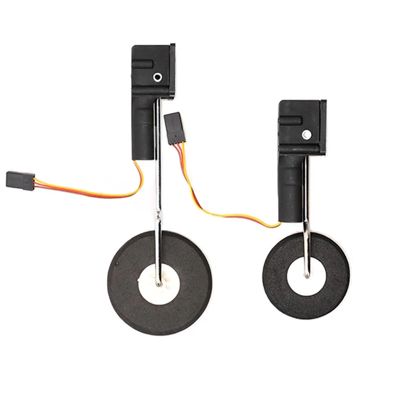 Carrello di atterraggio retrattile elettronico in metallo retrattile digitale da 25g per aereo ad ala fissa RC KTK SU27 KT