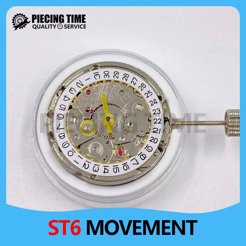 Automatic Mechanical Movement Watch Mouvement AccessoriesNew Tianjin Seagull ST6 Movement Women's Three Needle Single Calendar