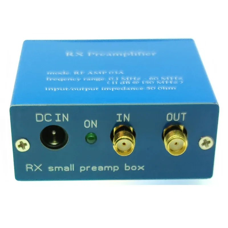 

Medium Wave Short Wave HF Signal Amplifier Preamplifier with NPN Transistor DC11-14V 200MA High IP Low Noise for RX Antenna