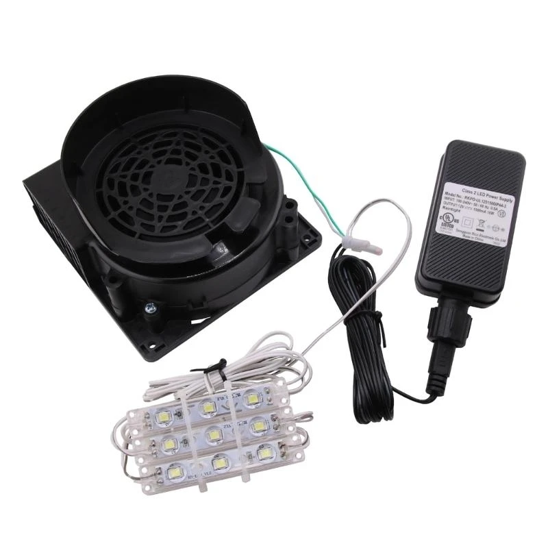 

652F Powerful Inflatable Fan Blower for Christmas Holiday Yard Decorations with Bright LED Light Waterproof Fan Blower Motor