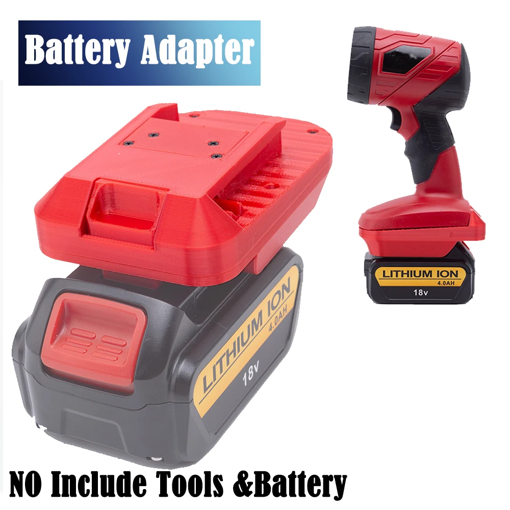 Adaptador Conversor de Bateria para Dewalt Ferramenta de Conexão sem Fio Bateria Ni-cd Ni-mh de Lítio 18v sem Baterias