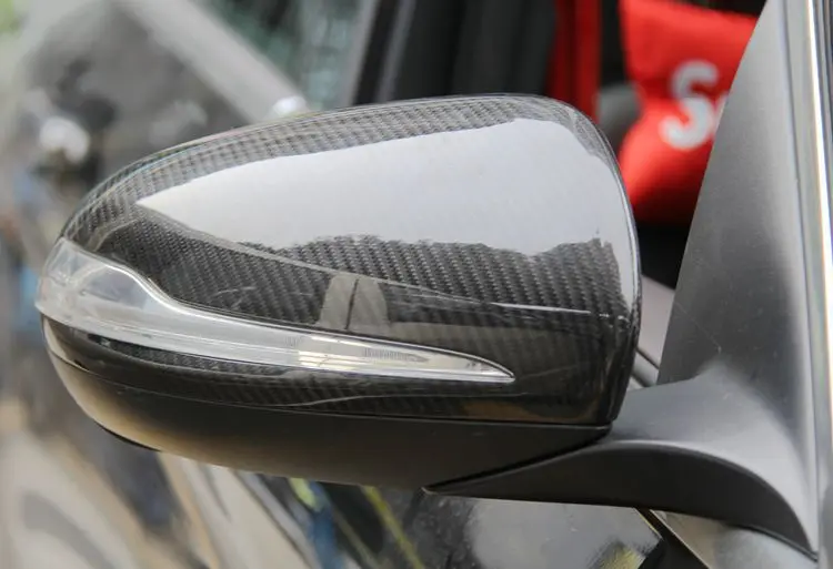 

2026 Suitable For Mercedes Benz B/c/e/s-class Glc/a/b Cls/a-class W205 Left-hand Drive Dry Carbon Fiber Rearview Mirror Cover