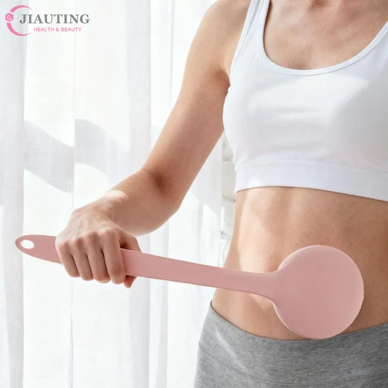 Multi-Function Lotion Sunscreen Ointment Applicator Long Handle Body Cleaner Shower Brush Free Sunscreen Back Applicator