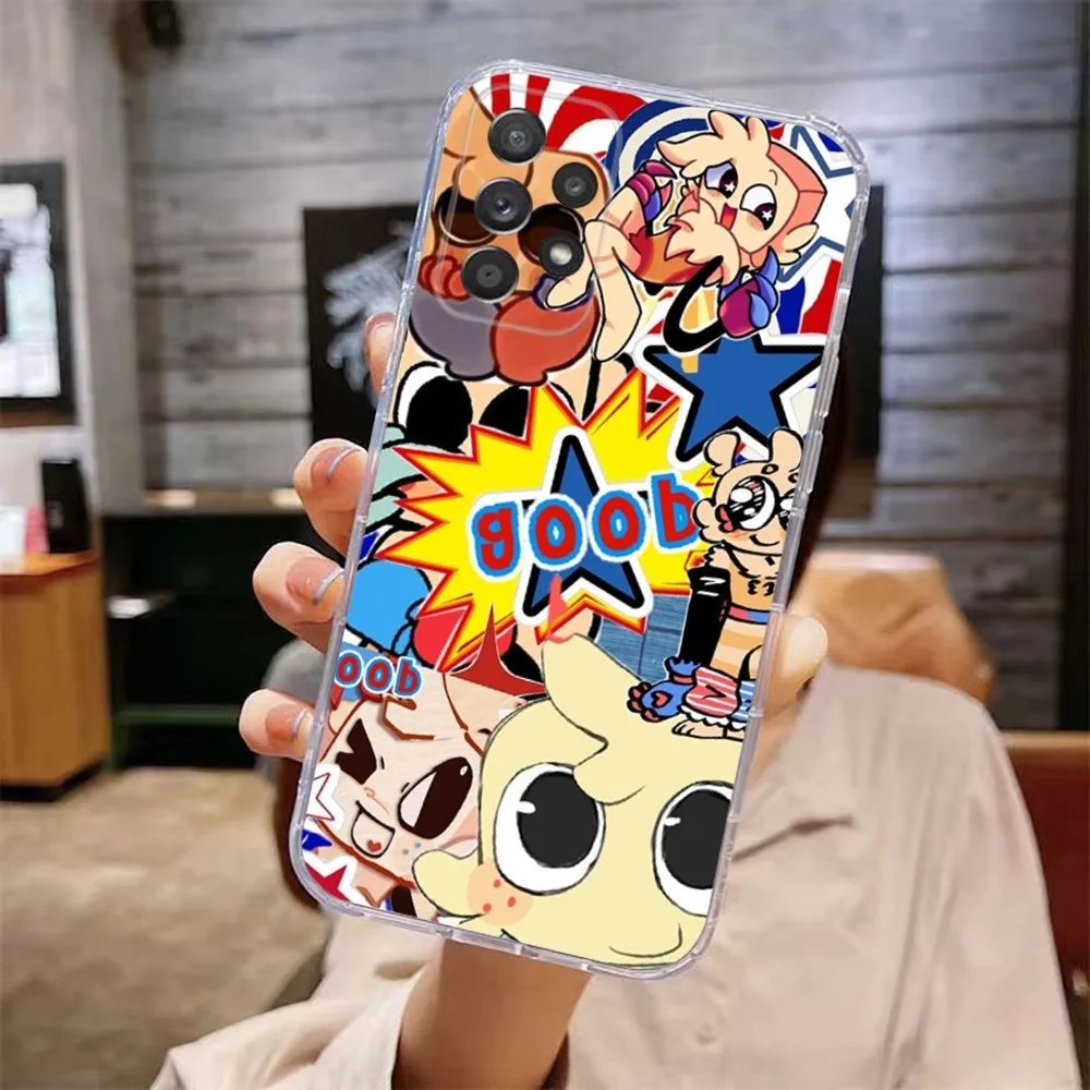 Goob Game D-Dandys W-World Phone Case For Samsung Galaxy A71,70,52,51,40,31,A50,30S,21S,Note20ultra Transparent Cover