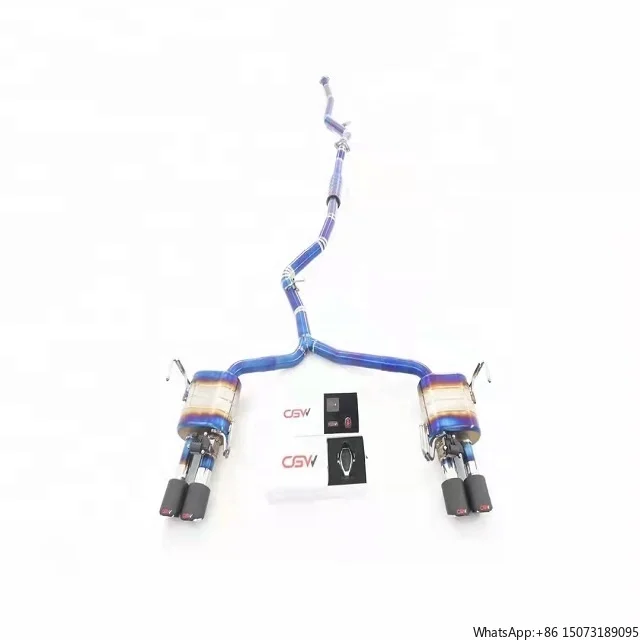 

Выхлопные трубы CGW Factory Pricing из титана с глушителем для WRX 2.0T 2014 с коваными насадками