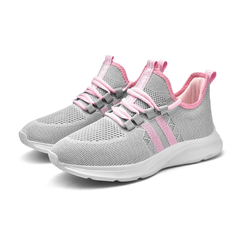 

Mesh Women Running Shoes Breathable Knited Women's Casual Outdoor Fitness Walking Shoe Lightweight Lace-up Sports Footwears