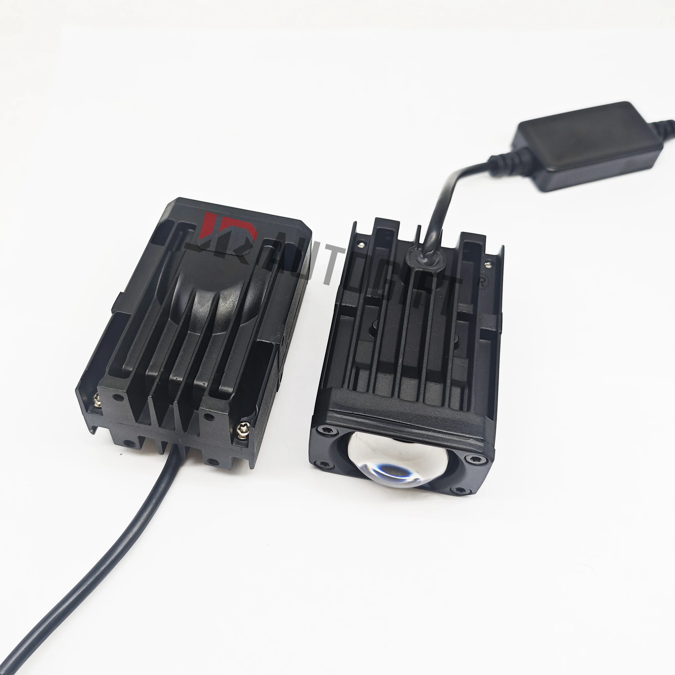 1 بوصة مصفوفة جهاز عرض ليد عدسة 20 واط سيارة صغيرة Led القيادة كشاف ضوئي عدسة المصباح الضباب الخفيف عالية منخفضة شعاع 3 اللون الأبيض #4