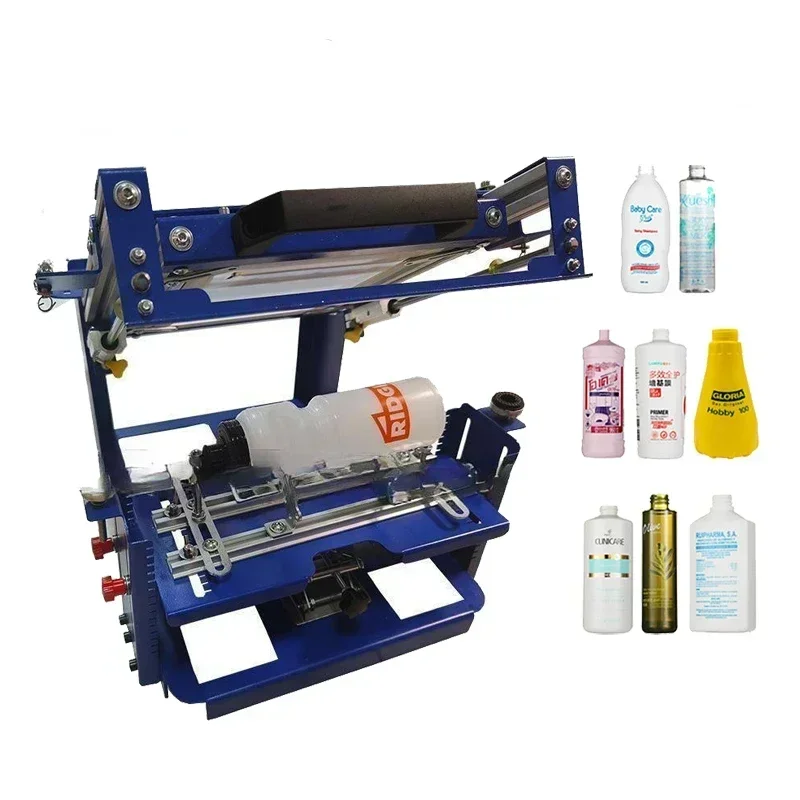 Дешевая и тонкая ручная ручка/чашка/бутылка, простой в эксплуатации монохромный цилиндрический принтер с изогнутым экраном