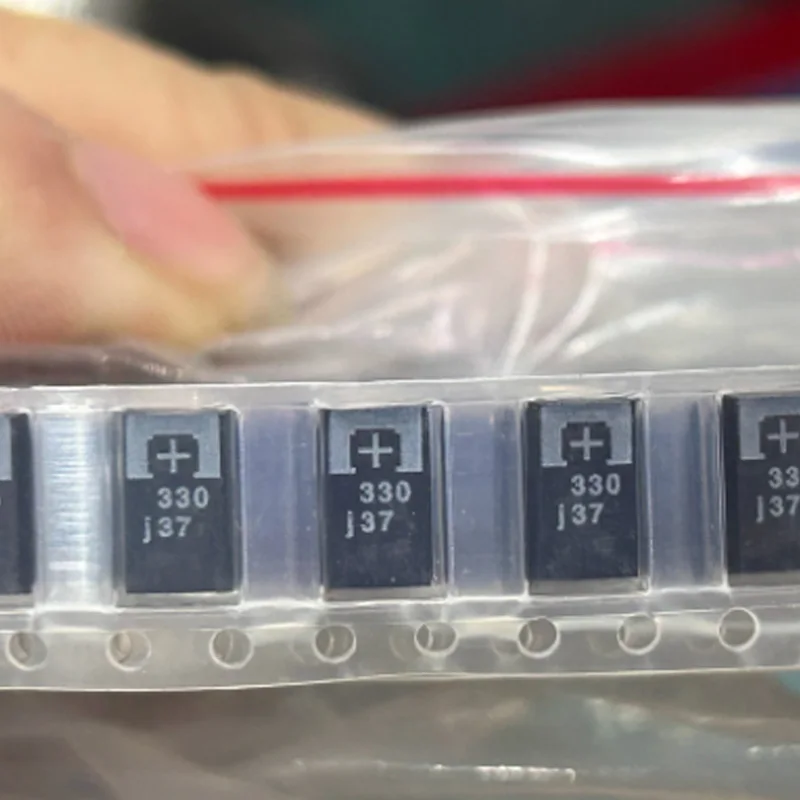 

50 Pieces of Brand New Original 6Tpe330Map Tantalum Polymer Capacitors, 6.3V 330Uf D Thin 7343 Polymer Low-Resistance Capacitors