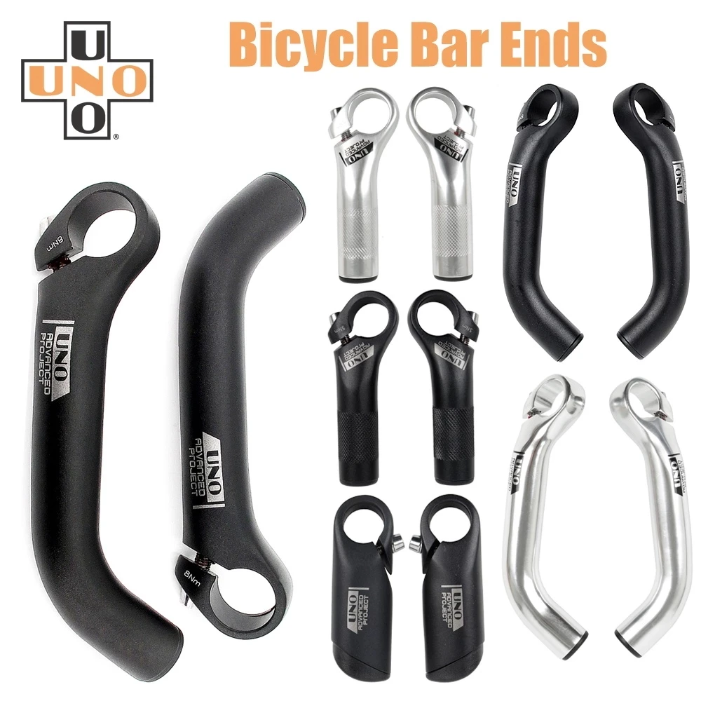 UNO-Aluminum Alloy Mountain Bicycle Handlebars, Auxiliary Riding Horn, Rest Bar Ends, Bike Accessories, 6061