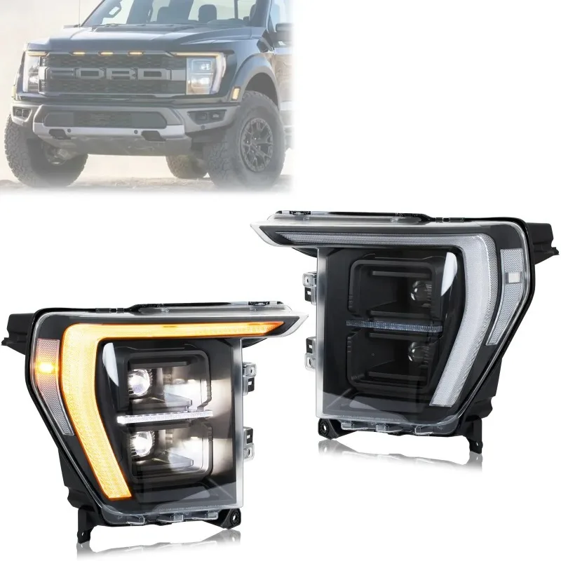 

Auto Part Full LED Light Head Lamp for Ford F150 2021 2022 2023 P702 14th Gen DRL High Beam Dynamic Turn Signal Assembly