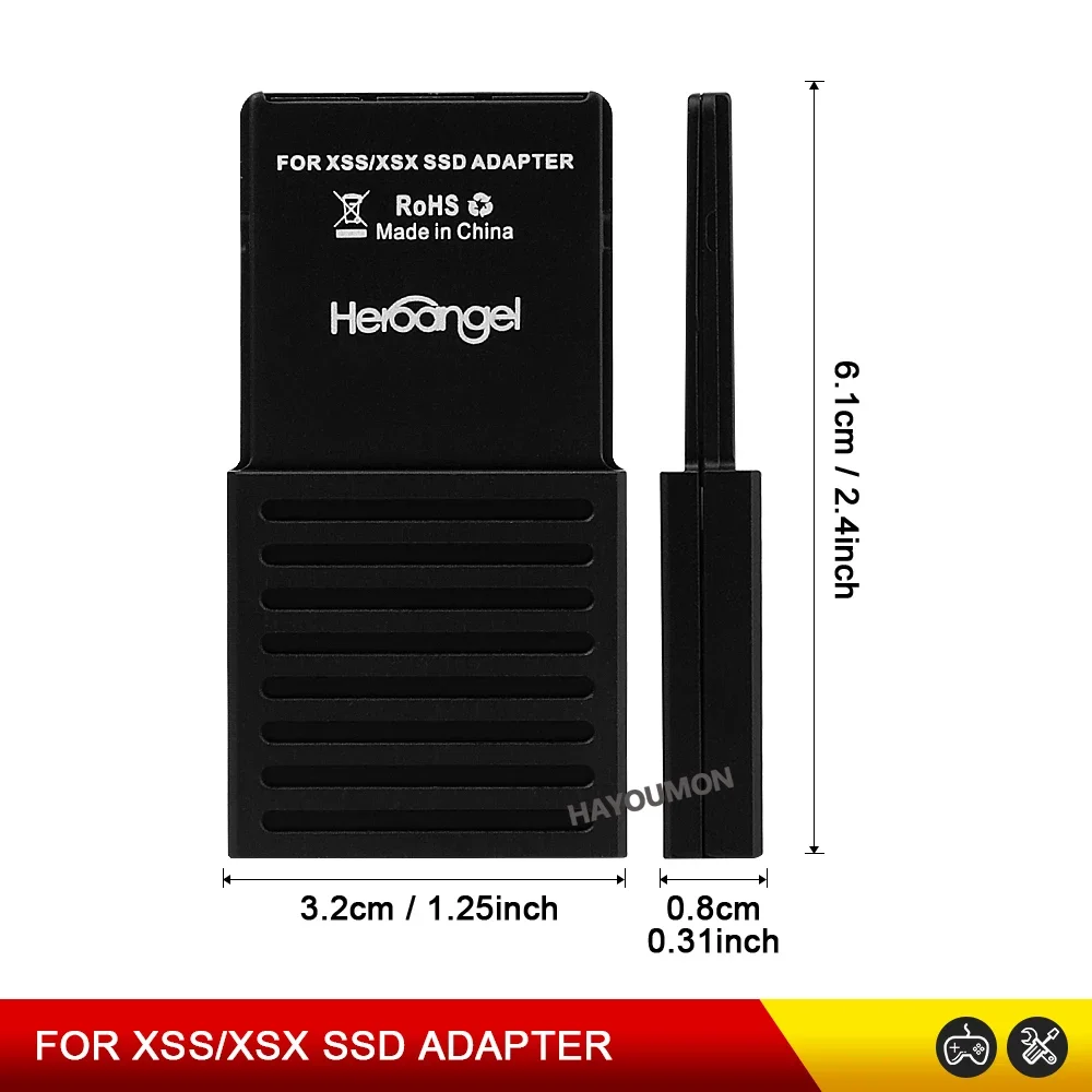 2026 NEU Für Xbox Series X/S SSD-Adapter Erweiterungskarte Box Festplatten-Konvertierungsbox M2 NVME 2230 PCIE4.0 Serie – Detail 4