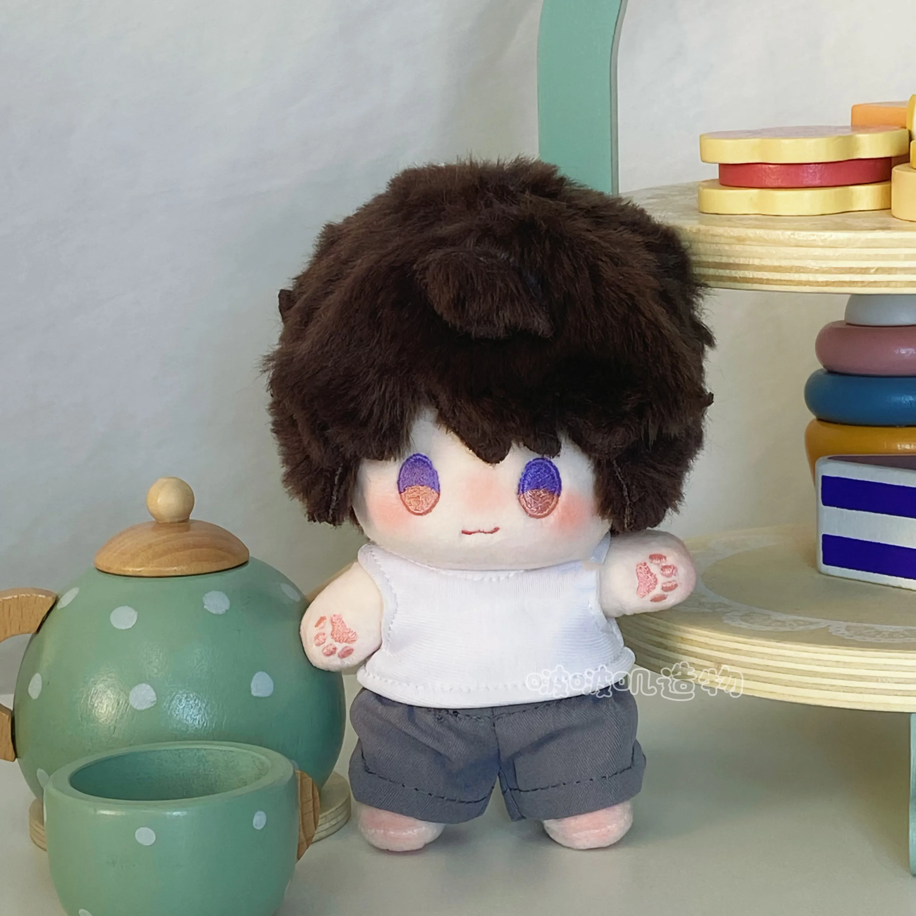 Poupée de 10cm avec squelette, amour et espace profond, Rafayel Sylus Caleb Xavier Zayne, vêtements de poupée, jouet animé, cadeaux pour enfants